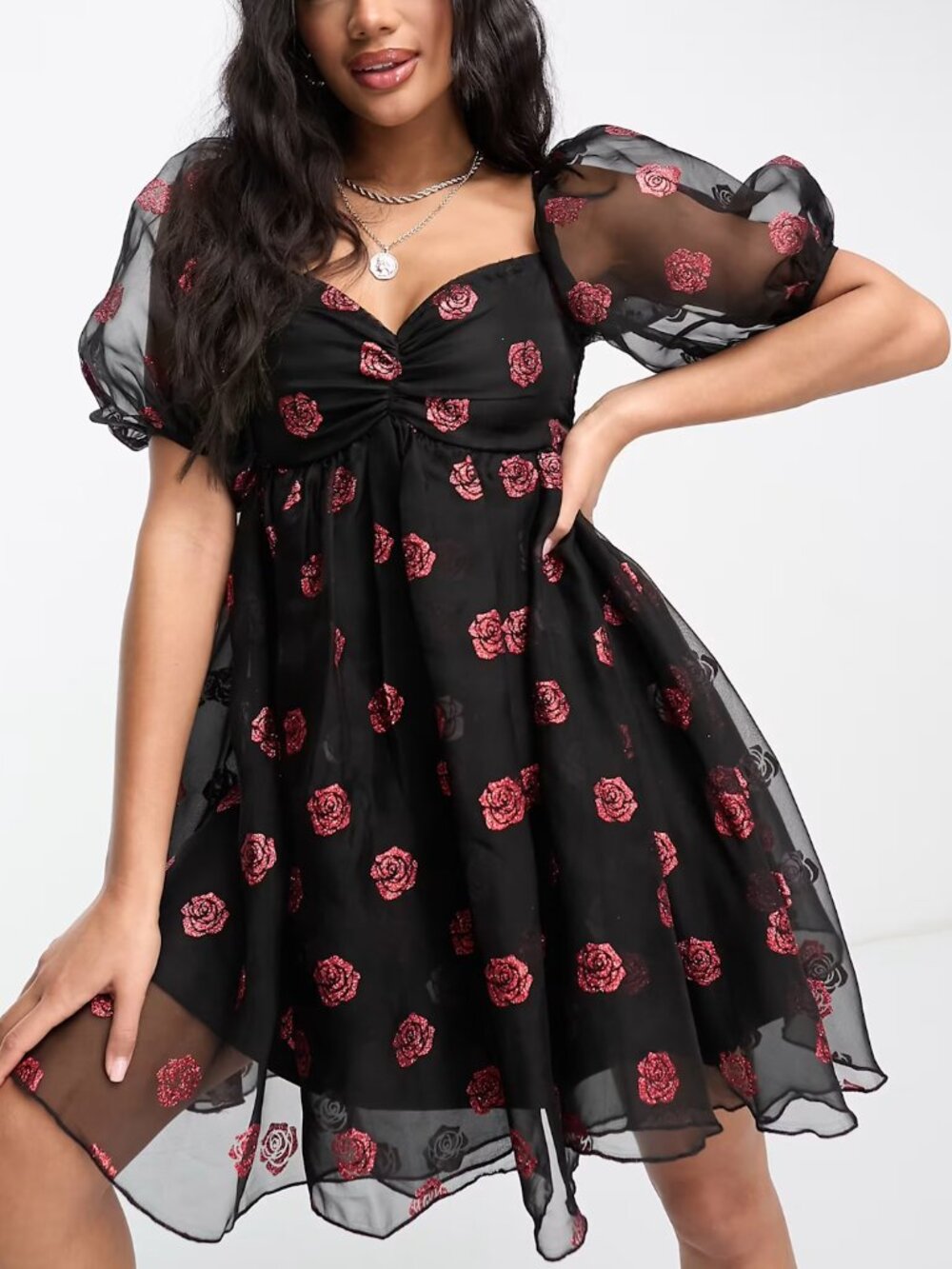 NWT Lace & Beads Melanie Rose Dress Size XS